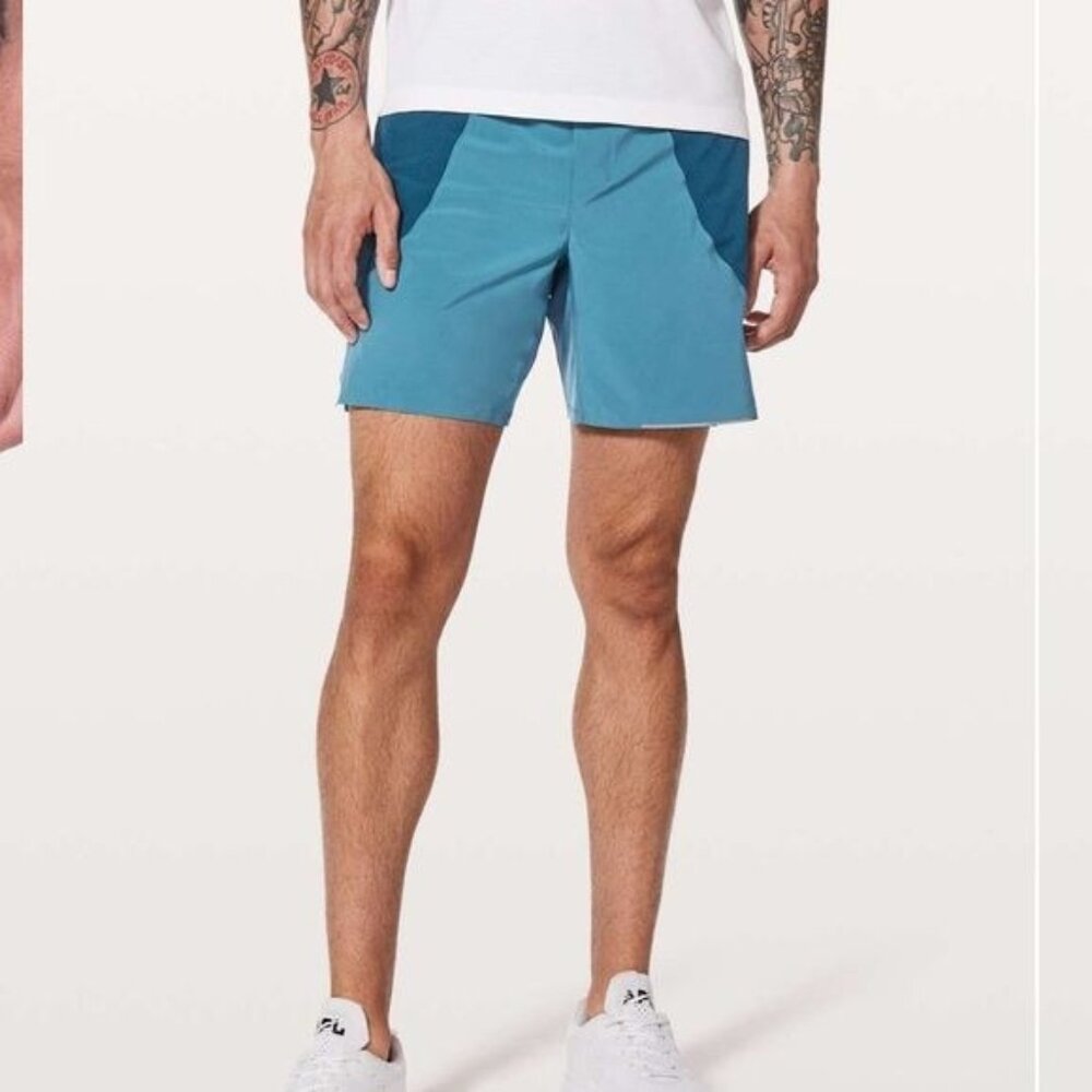 Lululemon Switch Up Short 6" Pewter Blue / Poseidon Size Large M7A79SZ50218L